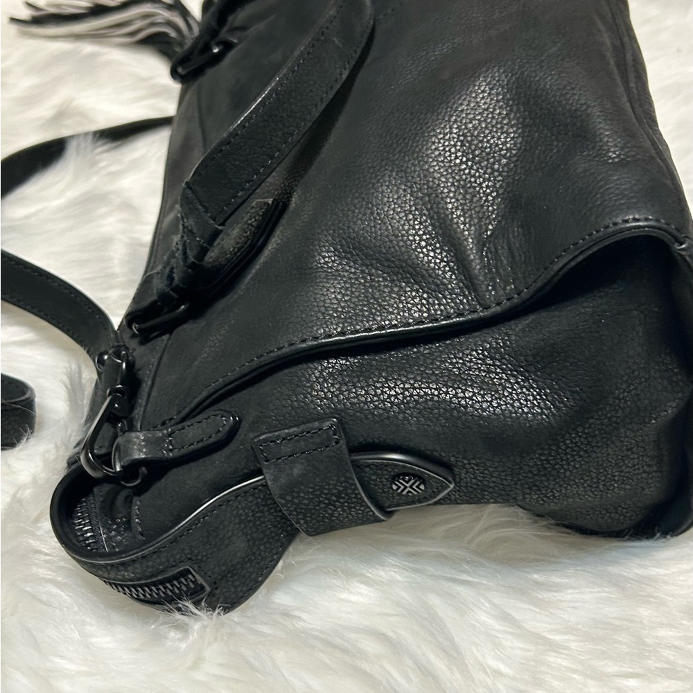 Dolce Vita Collection Elegant Black Leather Tote Bag - Picture 5 of 11